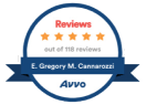 5 stars out of 118 reviews | E. Gregory M. Cannarozzi | Avvo